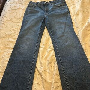 Madewell Dark Blue Cali Demi Bootcut Jeans